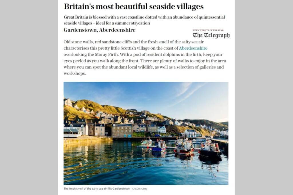 Bellevue Holiday Cottage Gardenstown Buitenkant foto
